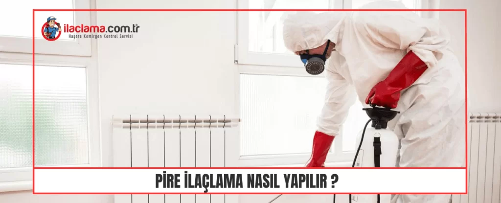 pire ilaçlama hizmeti sunan personel